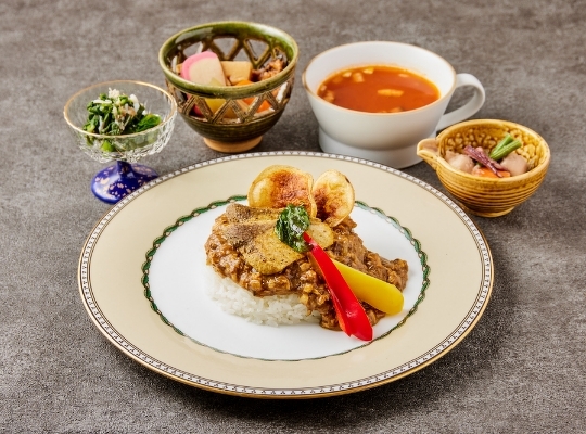 佐渡鰤カレー御膳の画像